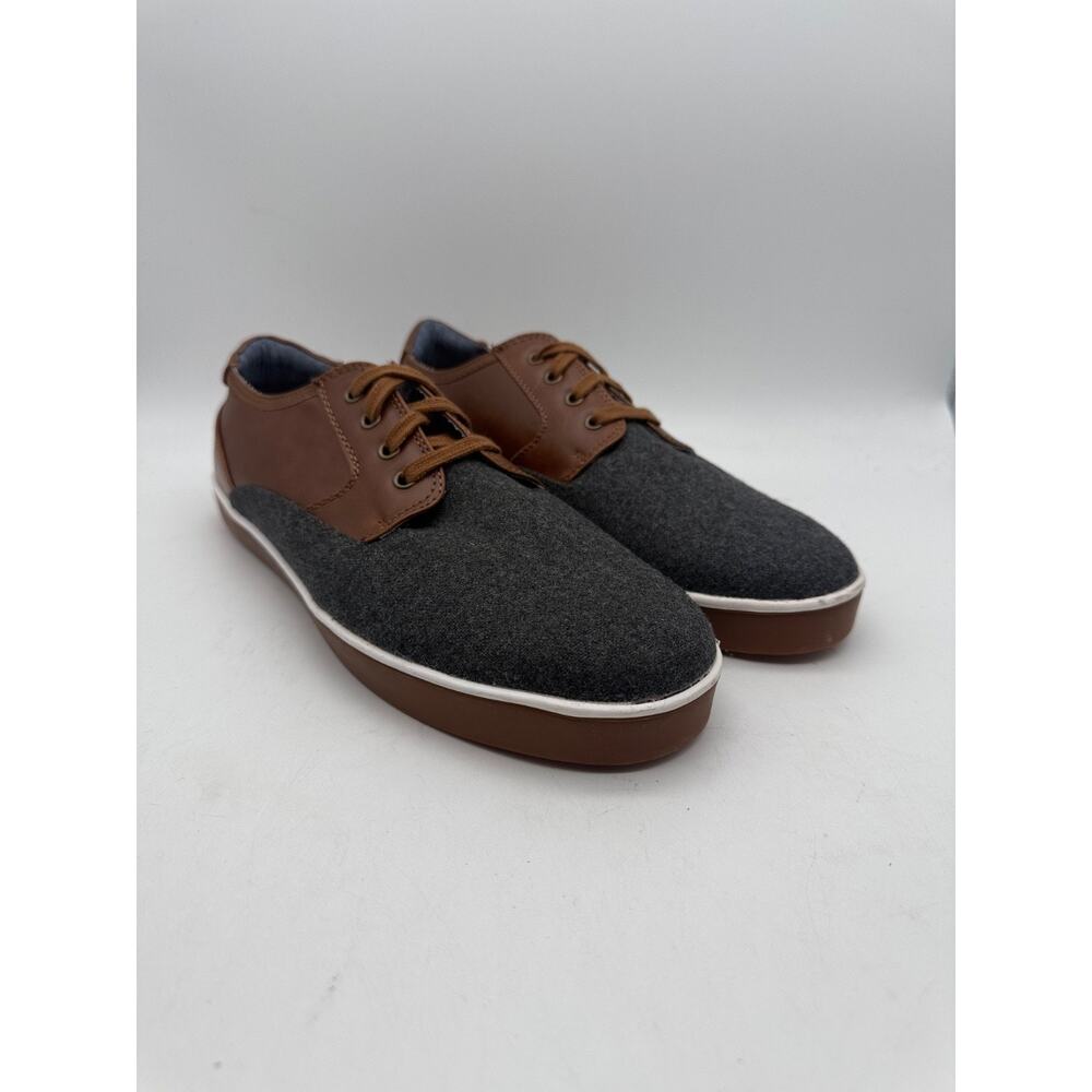 BRAND NEW Sonoma Madel Gray/Brown Lace Up Low Top Sneaker Size 10.5